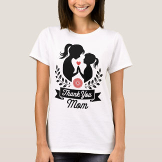 Thank You Mom Women’s T-Shirt – Heartfelt Gift for