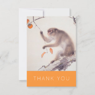 Thank You Monkey Japanese painting VTYC
