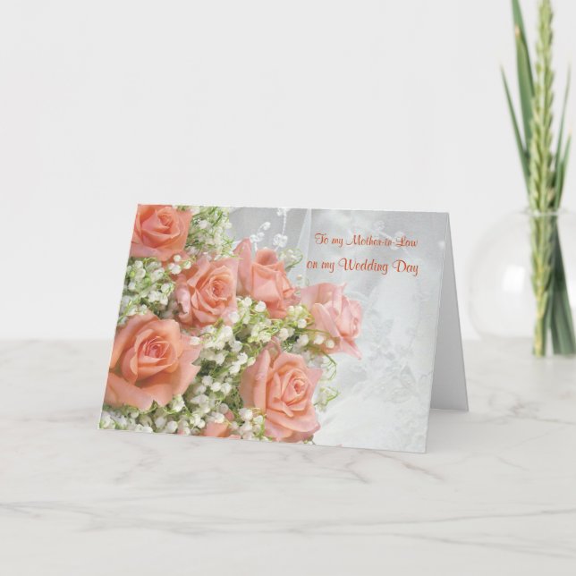 Thank you Mother-in-Law. Roses, lily of the valley (Front)