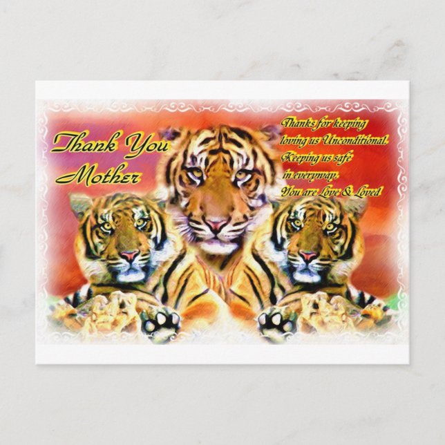 Thank You,Mother_ Postcard (Front)