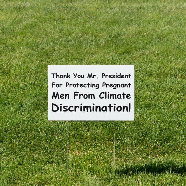 Thank You Mr. President Sign (Insitu)