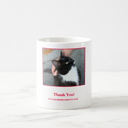 Thank You Mug. Coffee Mug