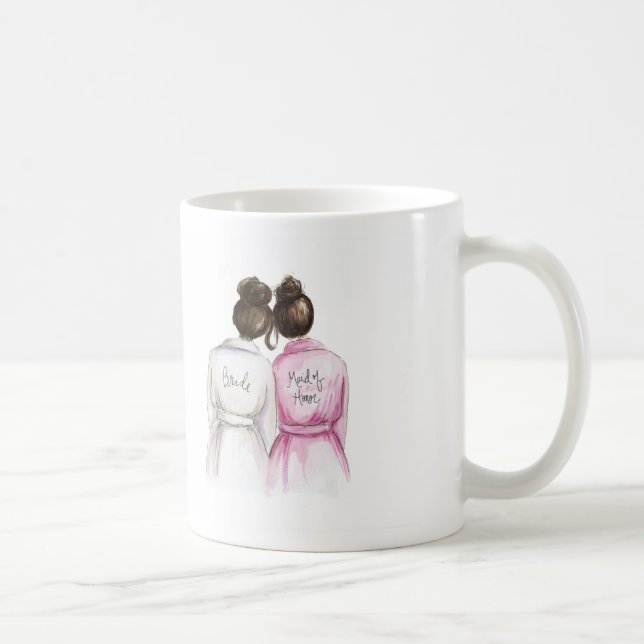 THANK YOU Mug Dk Br Bride Dk Br Maid (Right)