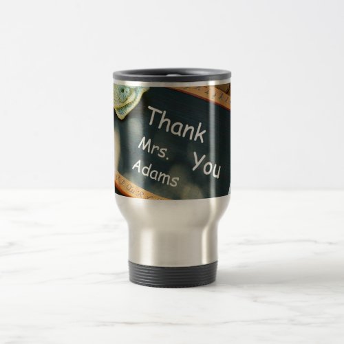 Thank you Mug for Teacher with Vintage Chalkboard