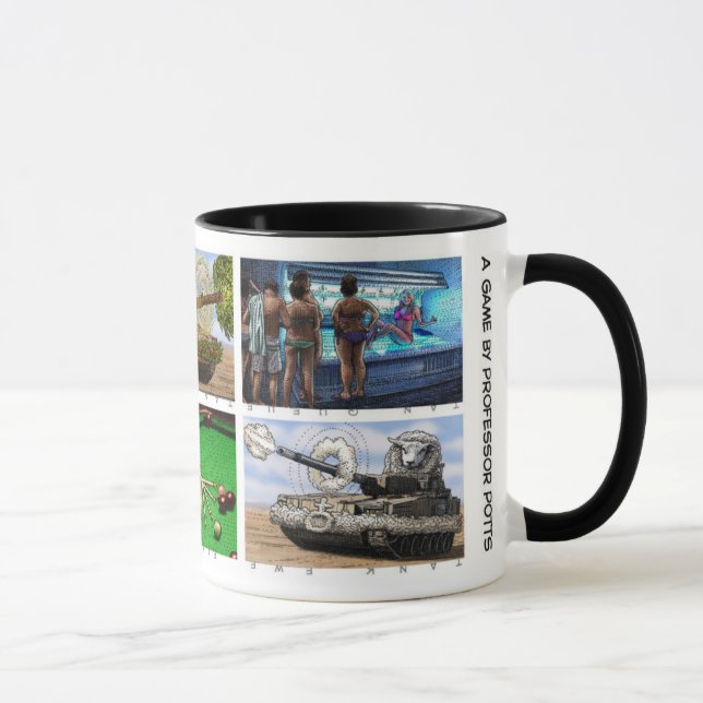 Thank You Mug with 6 different rebus illustrations (Right)