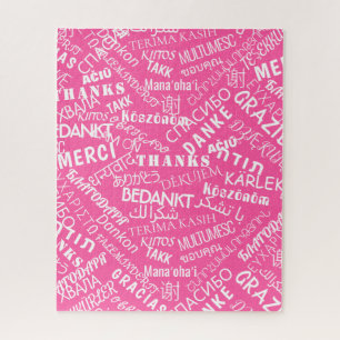 Thank You ! - Multi Language - International World Jigsaw Puzzle