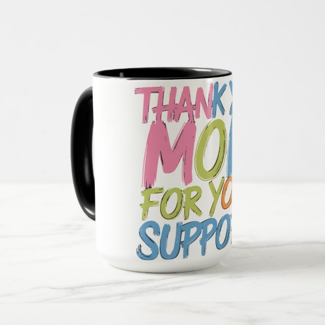 thank you mum mug (Front Left)