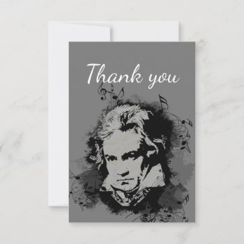 Thank You Music Musician Beethoven Piano by countrymousestudio at Zazzle