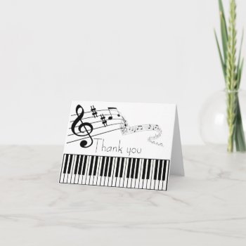 Thank You Music Note Care by KRStuff at Zazzle