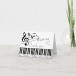 Thank you Music Note Care Card