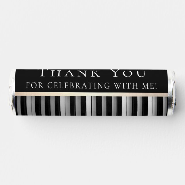 Thank you music piano breath savers® mints (Front)