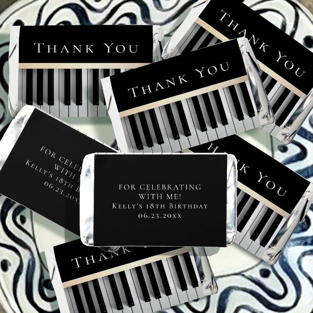 Thank you music piano hershey's miniatures (Creator Uploaded)