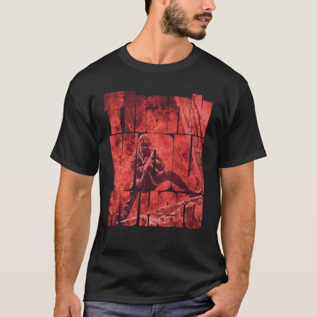 Thank You My Hero Military Veteran  8 T-Shirt (Front)