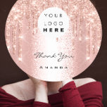 Thank You Name 16th Bridal Rose Rose Logo QR Code Classic Round Sticker<br><div class="desc">Absolutely! What an incredible find! This custom "Thank You" sticker from Zazzle is not just a sticker; it's a personalized token of appreciation that radiates warmth and gratitude. Picture this: you're celebrating a milestone moment, like a 16th birthday or a bridal shower, and you want to express your heartfelt thanks...</div>