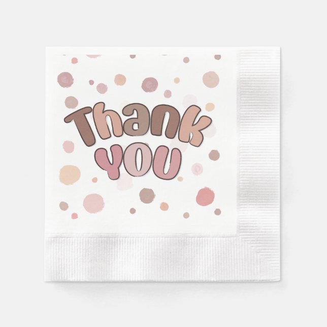 Thank you  napkins (Front)