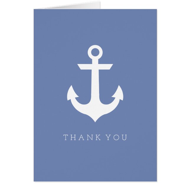 Thank You | Nautical Anchor Cards (Front)