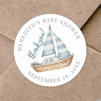 Thank You Nautical Baby Shower