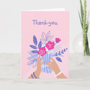 Thank You Neighbor,Custom Flower Garden Floral Card