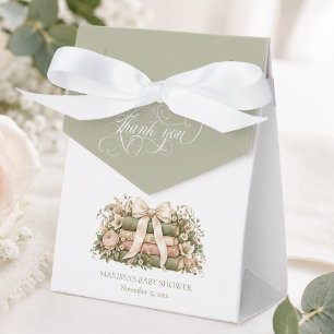 Thank You New Chapter Begins Storybook Baby Shower Favor Boxes
