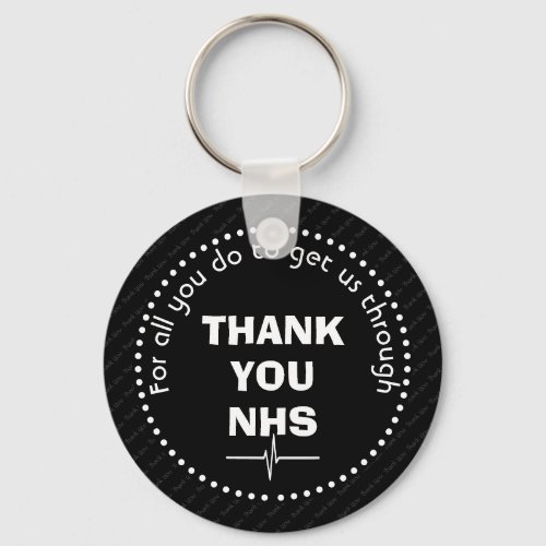 THANK YOU NHS Custom Supporter Keychain