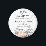 Thank You nikah muslim wedding favor floral Classi Magnet<br><div class="desc">Thank You nikah muslim wedding favor floral Classi magnet</div>