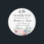 Thank You nikah muslim wedding favor floral Classi Magnet<br><div class="desc">Thank You nikah muslim wedding favor floral Classi magnet</div>