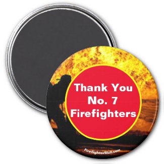 Thank You No. 7 Firefighters Magnet