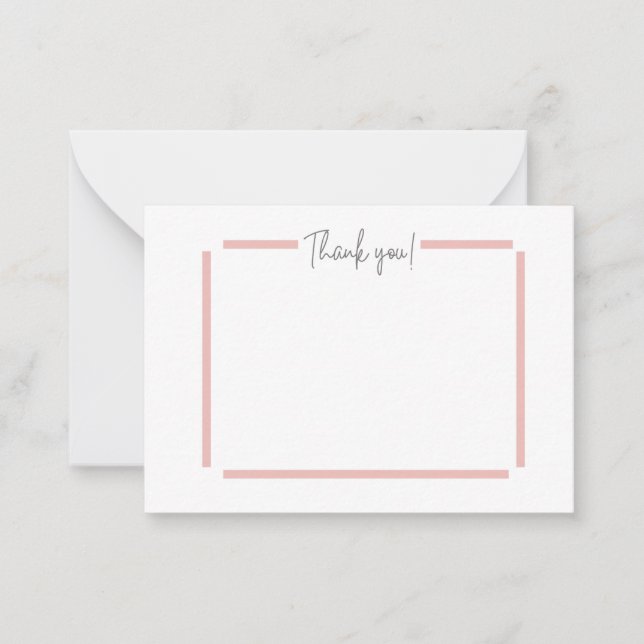 Thank You Note Card (Front)
