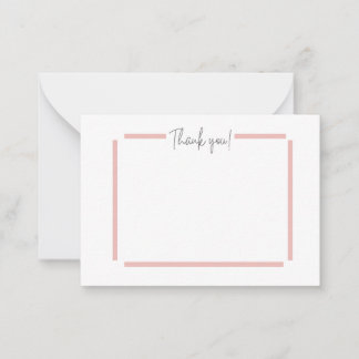 Thank You Note Card