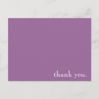 thank you note card