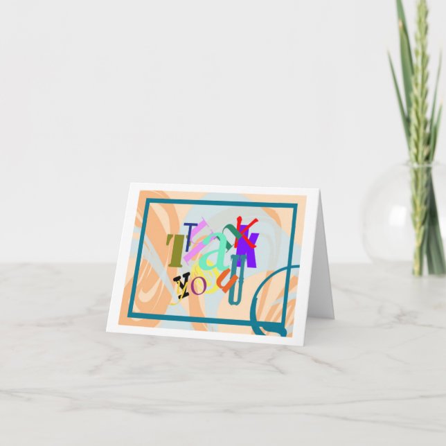 Thank You Note Card (Front)