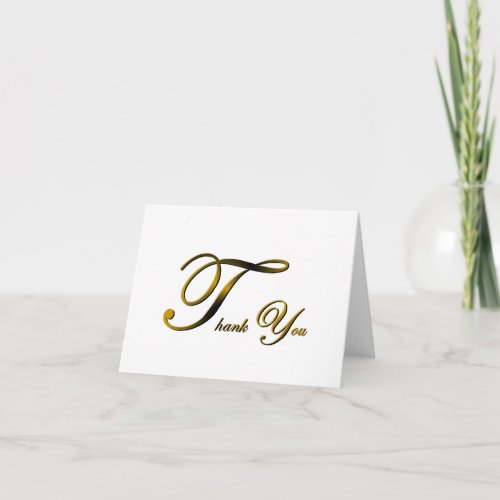 Thank You Note Card