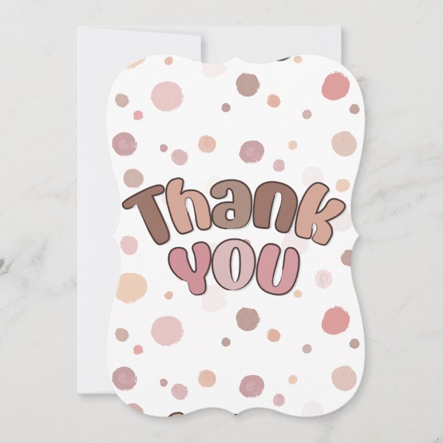Thank you  note card (Front)