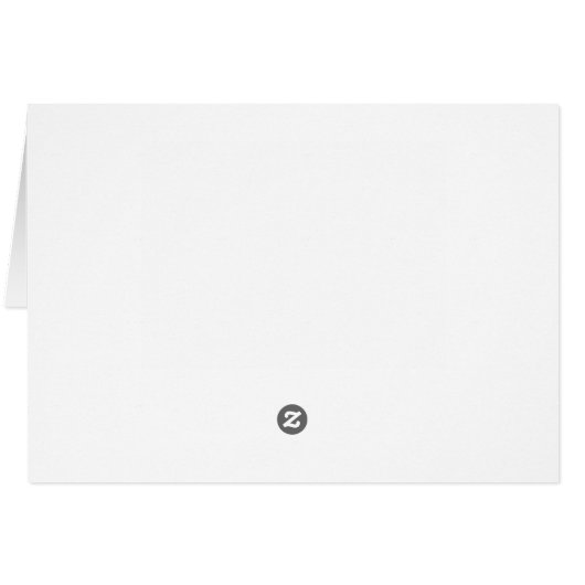 Thank You Note Card-Crown & Orchids (Back Horizontal)