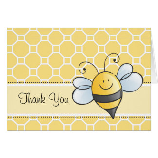 Bee Thank You Cards | Zazzle