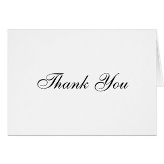 Thank You Note Cards