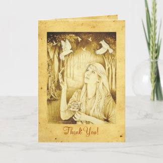 Thank You note - Etain Celtic Goddess Card