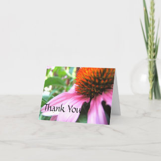 Thank You Note, Floral Purple Coneflower