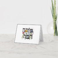 Thank you note - hebrew letters
