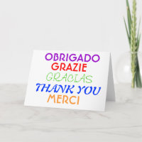 Thank you Note In Different Languages