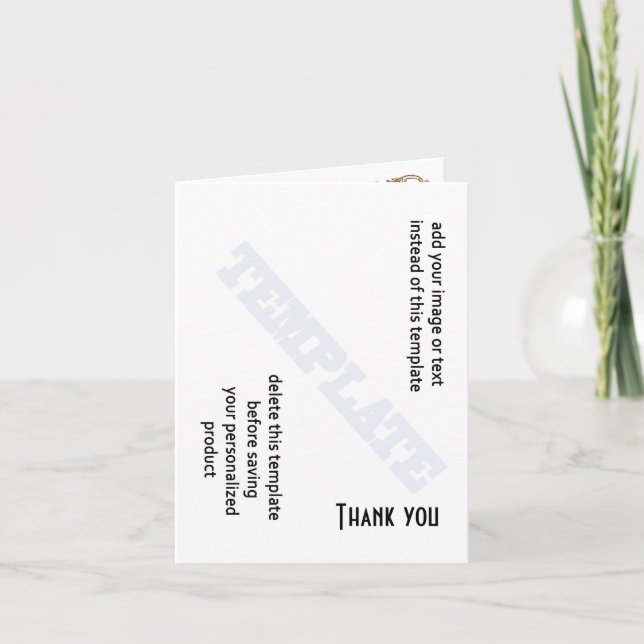 Thank you note template (Front)