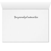 Thank You Note with Stylized Floral Scroll Cards (Inside Horizontal (Bottom))