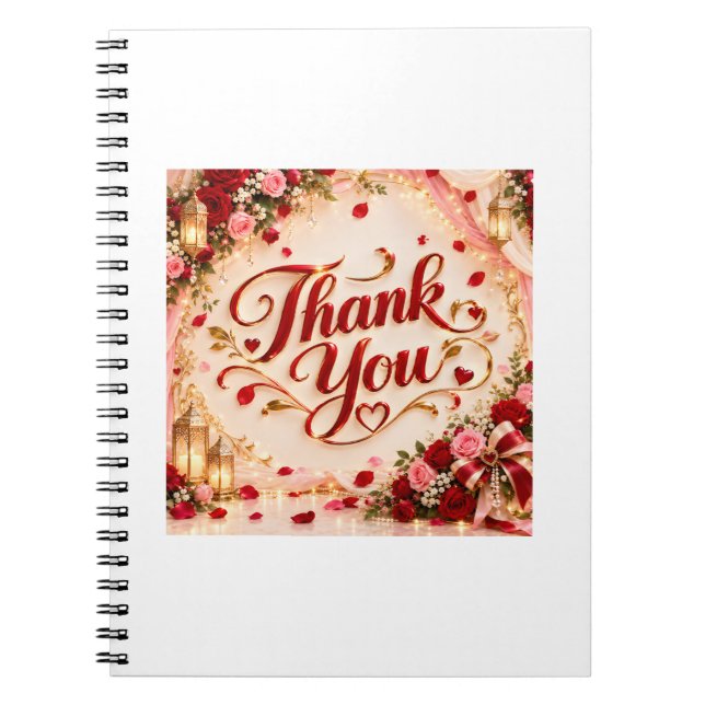 Thank you  notebook (Front)