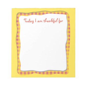 Thank You Notepad by JulDesign at Zazzle
