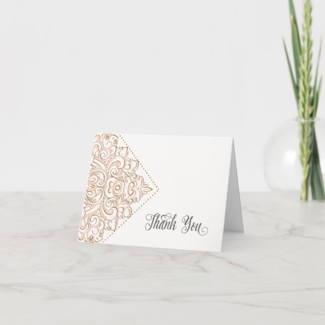 Thank You Notes Sophisticated Romantic Wedding (Front)