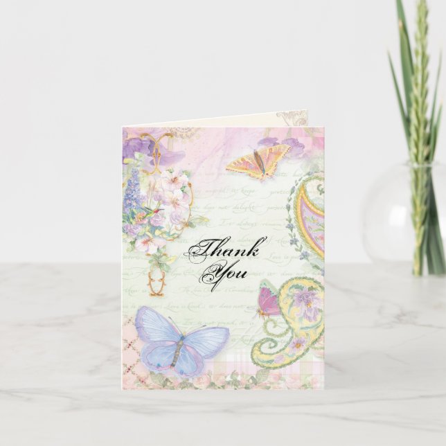 Thank You Notes - Wings of Love Wedding Collection (Front)