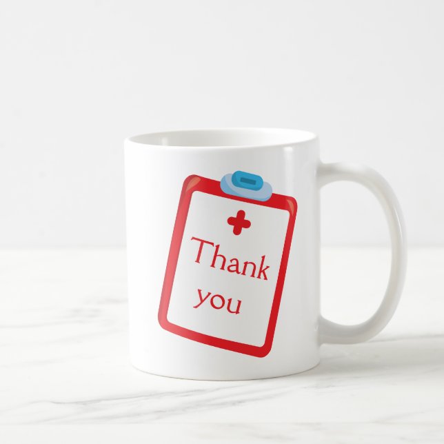 Thank You Nurse, Doctor Coffee Mug (Right)