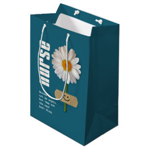 Thank You Nurse. Smiling Daisy Medium Gift Bag