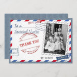 Thank You Nurse. Vintage Nurses Flat Card at Zazzle