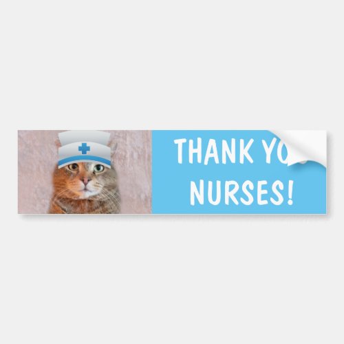 Thank You Nurses Bumper Sticker